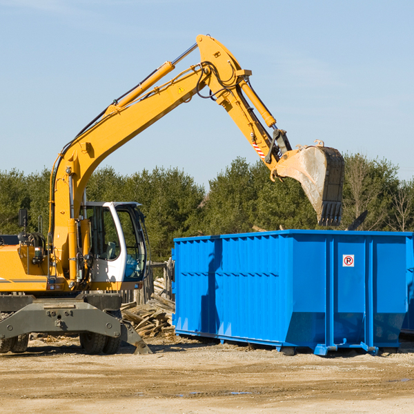 are there any restrictions on where a residential dumpster can be placed in Wea Kansas